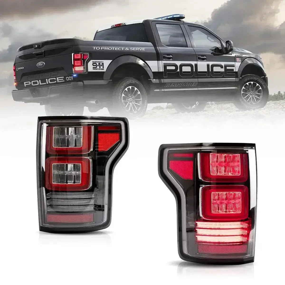 LED bloc de feux arrière avec Sequential clignotant pour 2015-2020 Ford F150 13th Gen (P552) – vue 16