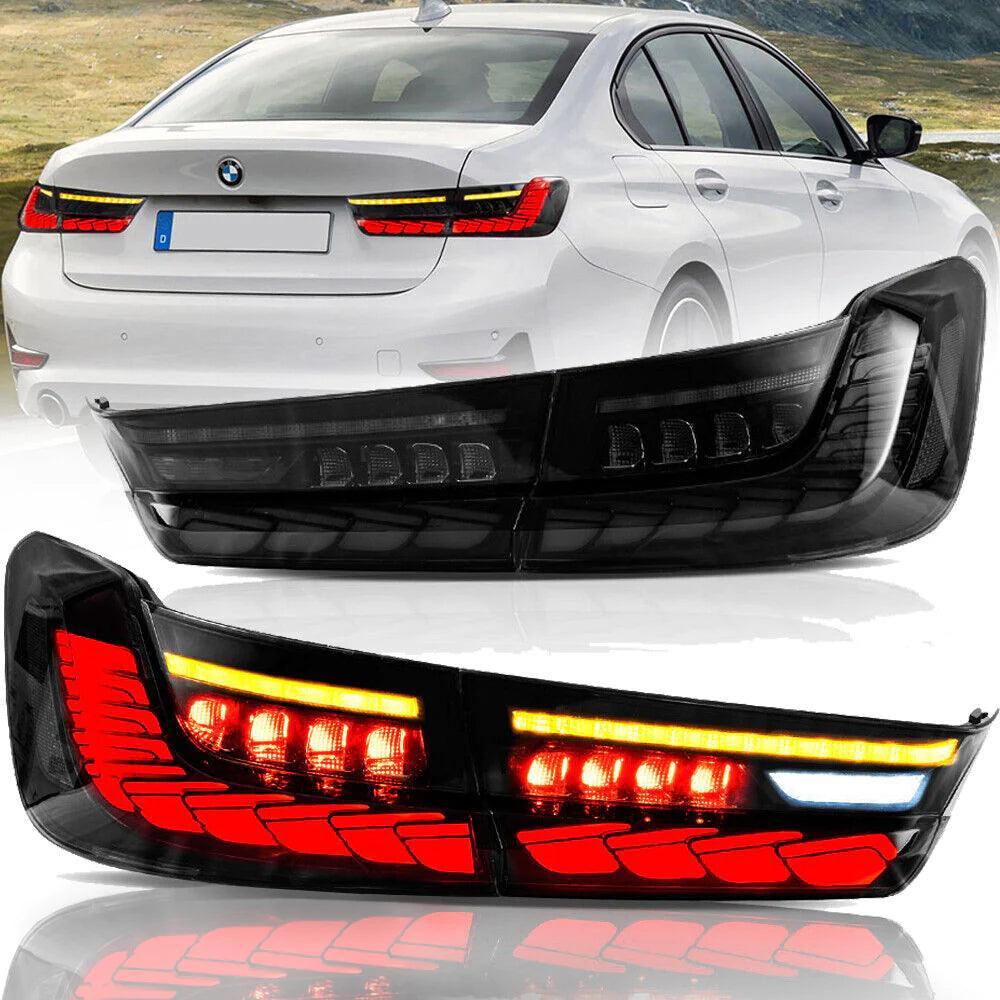 LED bloc de feux arrière Sequential clignotant avec Dynamic Welcome Light pour 2018-2022 BMW 3 série 7th Gen G20/G28/G80 – v…