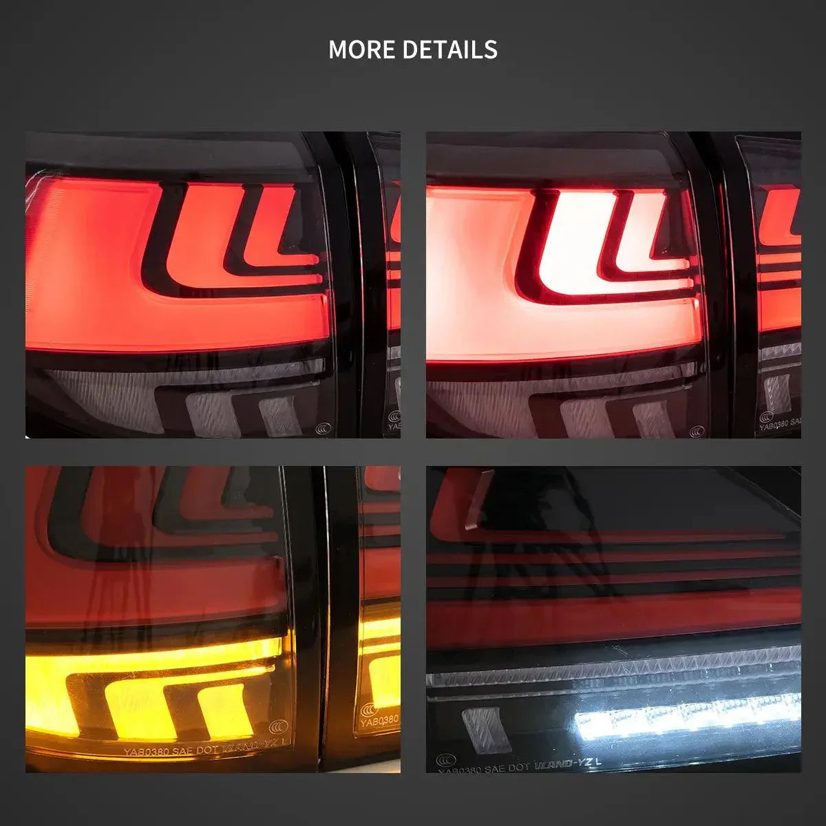 LED bloc de feux arrière avec Dynamic Welcome Lighting pour 2008-2014 Lexus RX série 3th Gen (AL10)(JAPAN BUILT) – vue 5