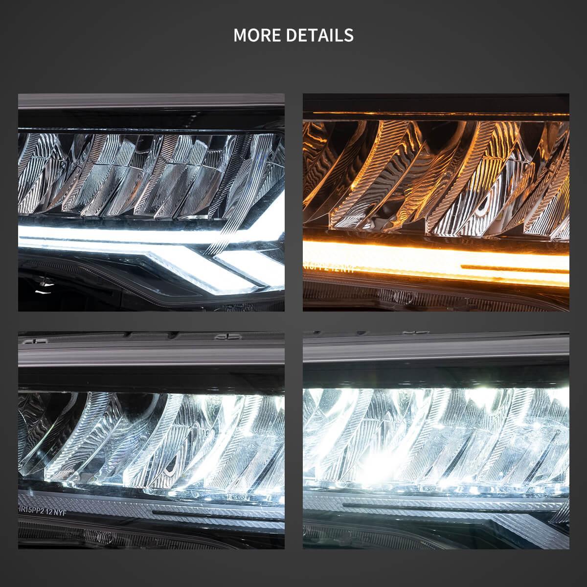 LED bloc optique avant Reflection Bowl Chrome pour 2014-2022 Toyota 4Runner 5th Gen (N280） – vue 5