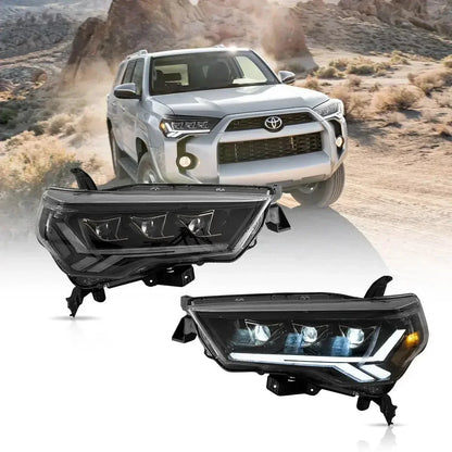 LED bloc optique avant Matrix Projector noir pour 2014–2022 Toyota 4Runner 5th Gen (N280) – NOVADOMIO