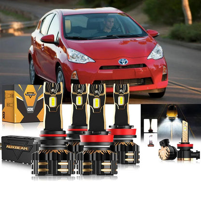 Pour 2012–2014 Toyota Prius C 9005 H11 kit d’ampoules LED de phare – NOVADOMIO