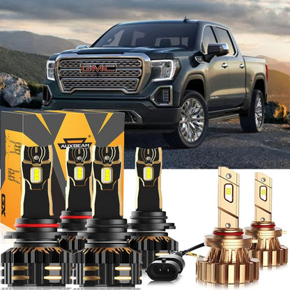 pour 2003-2006 GMC Sierra 1500 9005 9006 Ampoules de phare LED Bundle – vue 21 – NOVADOMIO
