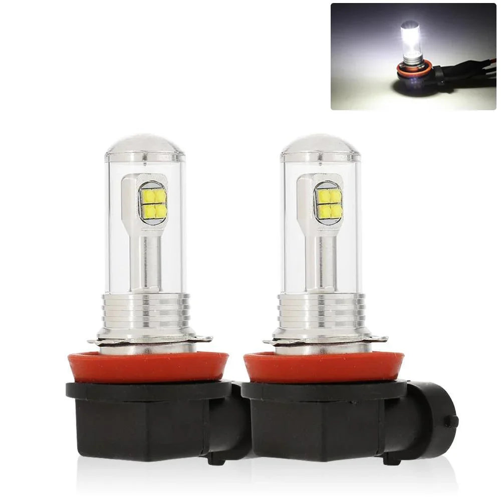 (2pcs/set) SMD 20W 7000LM Natural blanc/orange Ampoules antibrouillard LED – vue 12
