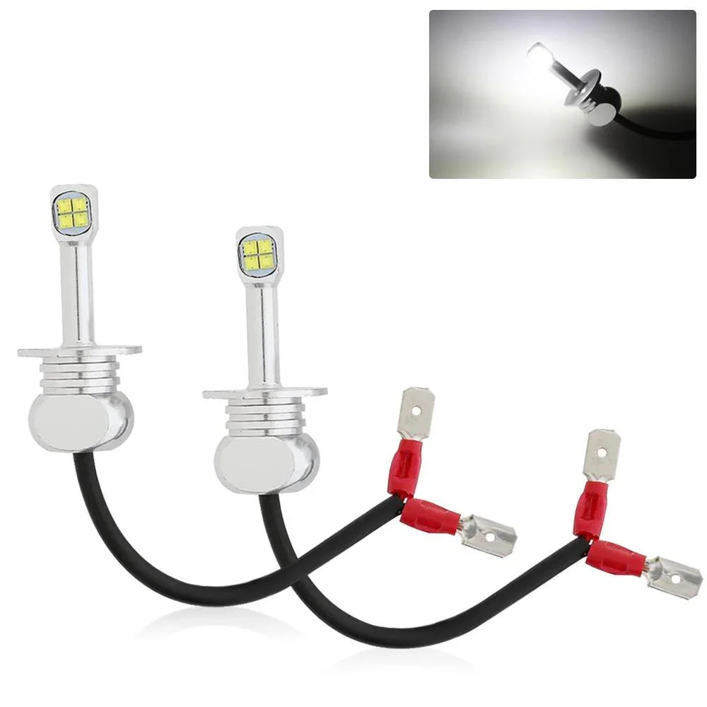 (2pcs/set) SMD 20W 7000LM Natural blanc/orange Ampoules antibrouillard LED – vue 16