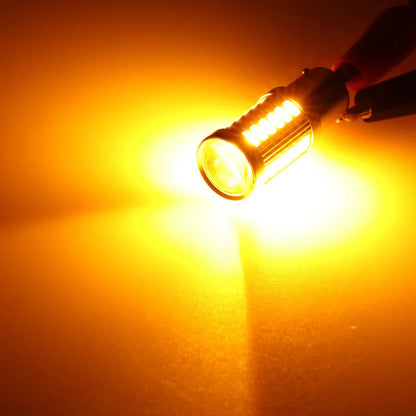 1157 P21/5W BAY15D 50W 33pcs-LED 3020SMD blanc froid/orange/rouge 8000LM LED Brake/Reverse/Parking/Tail/clignotant Light