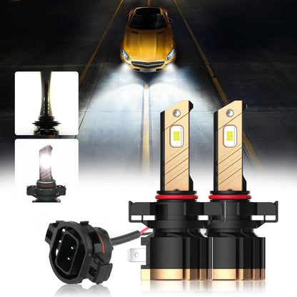 pour 2007-2014 GMC Sierra 3500 HD 9005 H11 Ampoules de phare LED Bundle – vue 15 – NOVADOMIO