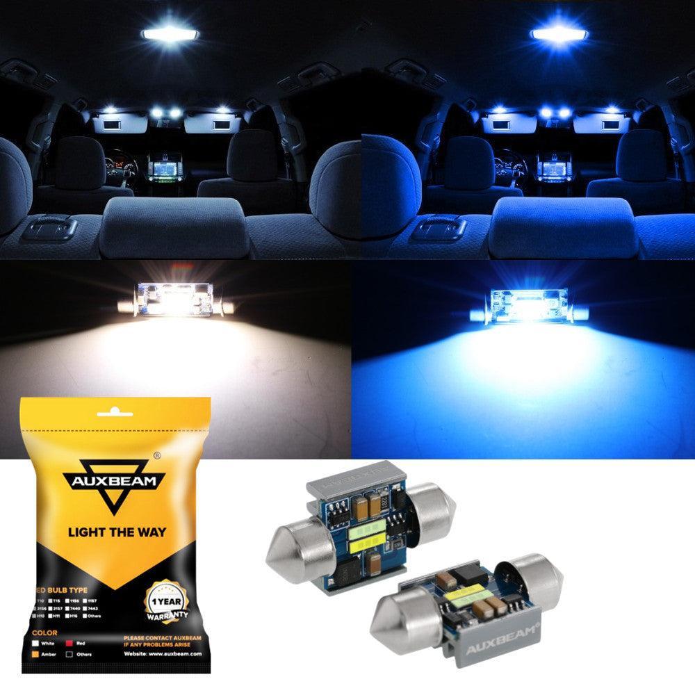 (2pcs/set) bicolore à commutation 31MM/36MM/39MM/41 42MM 1860CSP 6500K blanc froid& 5000K Natural blanc LED Festoon Canbus p…