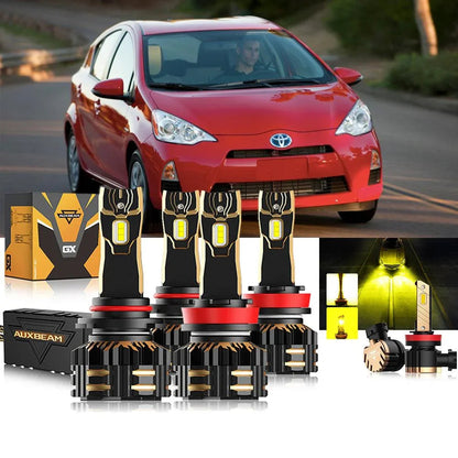 Pour 2012–2014 Toyota Prius C 9005 H11 kit d’ampoules LED de phare – vue 11 – NOVADOMIO