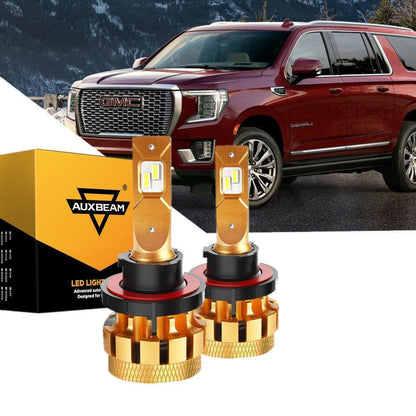 pour 2007-2014 GMC Yukon F-16 Plus série CANbus intégré qualité automobile 14000LM Ampoules LED kit feux de route /