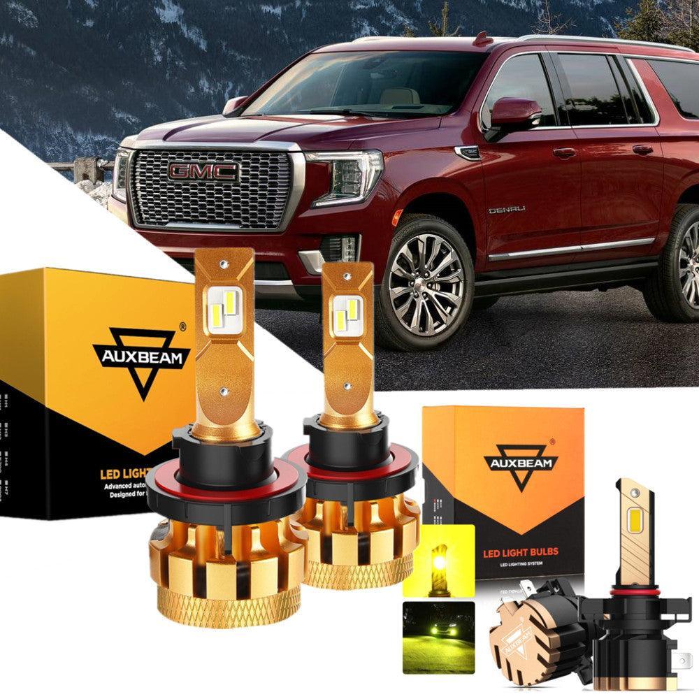 pour 2007-2014 GMC Yukon F-16 Plus série Built-in Canbus Automotive Grade 14000LM Ampoules LED High Low Beam Bundle – vue 2