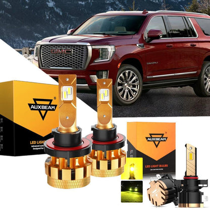 pour 2007-2014 GMC Yukon F-16 Plus série CANbus intégré qualité automobile 14000LM Ampoules LED kit feux de route /