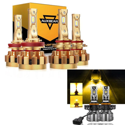 pour 2007 Chevrolet Silverado 3500 F-16 Plus série CANbus intégré qualité automobile 14000LM Ampoules LED kit feux de route /