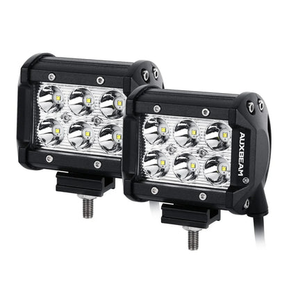 7″ LED Halo phares + 4″ LED antibrouillards avec DRL+5D-PRO 52″ droit Barres LED + pare-brise supports de montage + 18 W