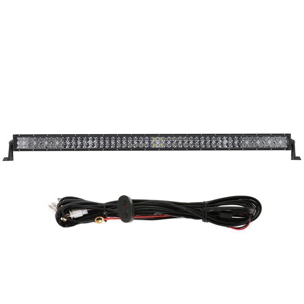 50 inch 5D série Straight/Curved faisceau combiné Double Row Barres LED pour SUV ATV UTV Trucks Pickup Boat