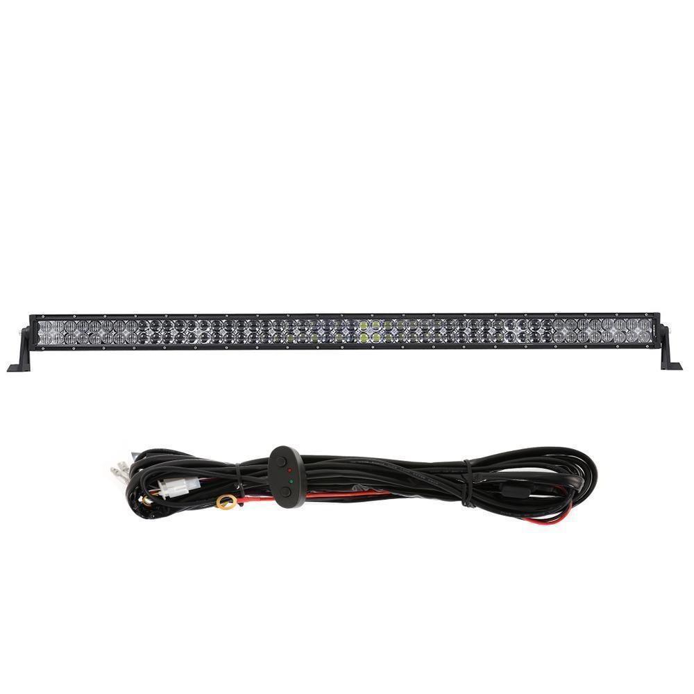 52 inch 5D série Straight/Curved faisceau combiné Double Row Barres LED pour SUV ATV UTV Trucks Pickup Boat
