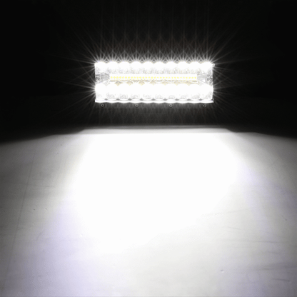 6 modes série 7″ 150 W blanc&orange Barres LED – vue 2 – NOVADOMIO