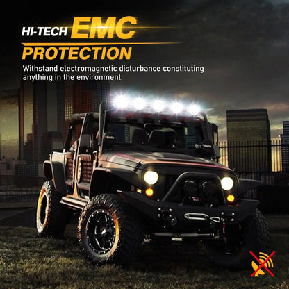 360 PRO série 7 pouces/9 pouces 360-PRO série Offroad Projecteurs LED longue portée+orange/noir Covers (Optional) – vue 15