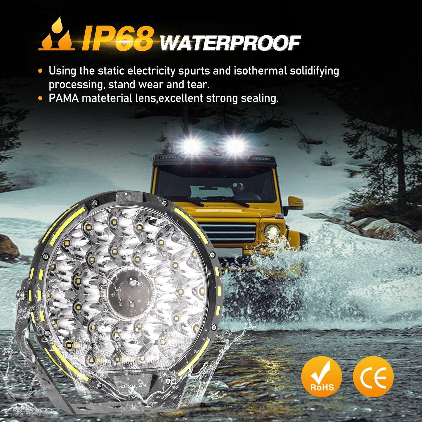 (2pcs/set) 9 INCH 270W 37776LM 360-PRO série Custom Lens Offroad LED Driving Lights pour Chevrolet – vue 12