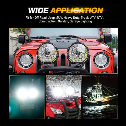 360-PRO série | 9 pouces 270W 37776LM Offroad Projecteurs LED longue portée – vue 24 – NOVADOMIO