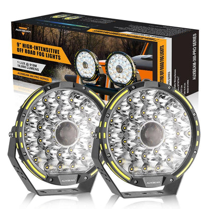 360-PRO série | 9 pouces 270W 37776LM Offroad Projecteurs LED longue portée – NOVADOMIO