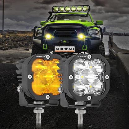 XP-ULTRA série 3″ 80 W 9 600 lm projecteurs LED compacts blanc&orange – vue 17 – NOVADOMIO