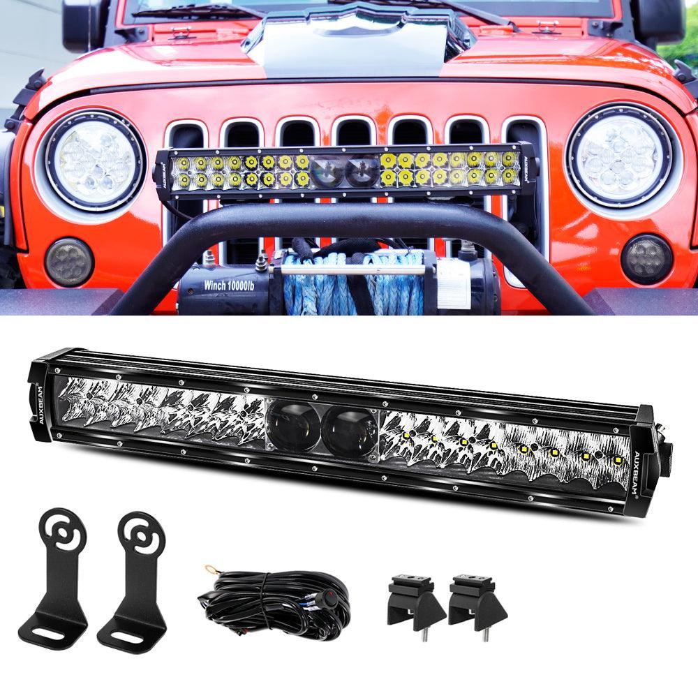 NEW 5D-PRO série Spot Barres LED avec DT Wiring Harness Kit pour JEEP – vue 22