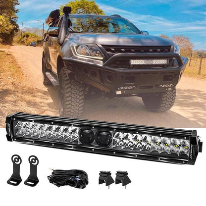 NEW VERSION 22″ 5D-PRO série Combo double rangée Barres LED avec DT kit faisceau électrique pour Chevrolet Colorado