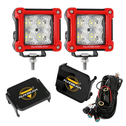 3″ 40 W projecteurs LED compacts Spot/Flood cadre multicolore avec faisceau électrique pour Jeep – vue 47 – NOVADOMIO
