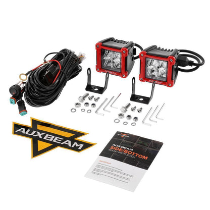 3″ projecteurs LED compacts Spot/faisceau large & montant A avant arceau éclairage supports de montage pour 2016–2021 Polaris