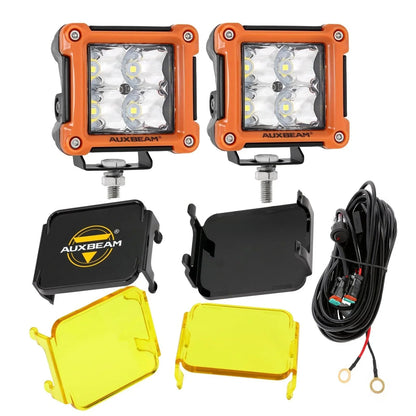 3″ 40 W projecteurs LED compacts Spot/Flood cadre multicolore avec faisceau électrique pour Jeep – vue 42 – NOVADOMIO