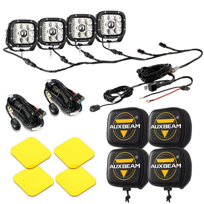 XP-ULTRA série 5 pouces 110W 11000LM blanc/orange Projecteurs LED longue portée Pods Light – vue 36 – NOVADOMIO