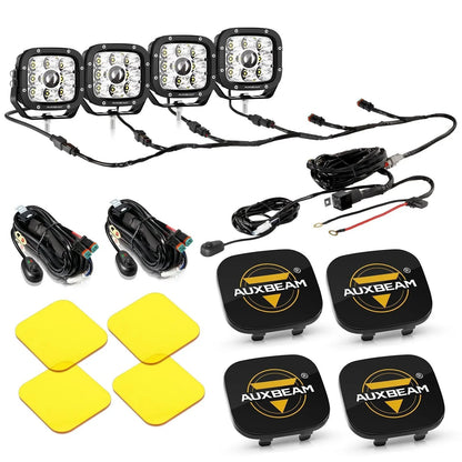 XP-ULTRA série 5 pouces 110W 11000LM blanc/orange Projecteurs LED longue portée Pods Light – vue 37 – NOVADOMIO