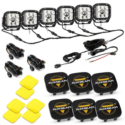 XP-ULTRA série 5 pouces 110W 11000LM blanc/orange Projecteurs LED longue portée Pods Light – vue 40 – NOVADOMIO