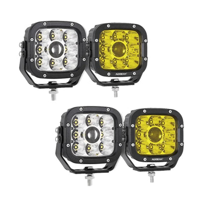 5 pouces 110W blanc/orange Spot Light Projecteurs LED longue portée pour Dodge Ram 1500/2500/3500 – vue 29 – NOVADOMIO