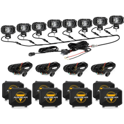 R4 série | 4″ 60 W Corrugated Lens 120° Wide Beam projecteurs LED compacts – vue 18 – NOVADOMIO