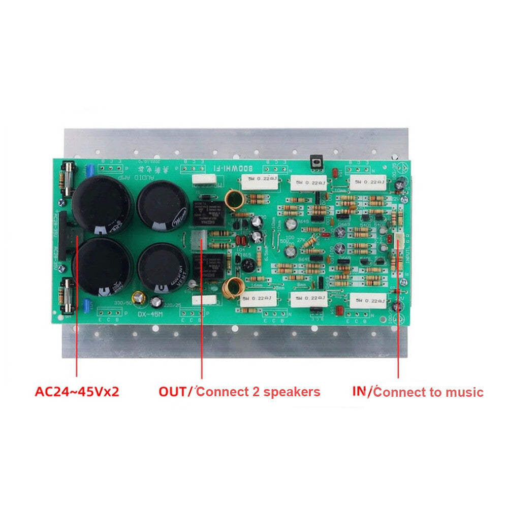 Double AC24-32 V A1943 / C5200 400 W 2.0, accessoires de carte d'amplificateur haute puissance – vue 2