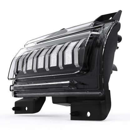 Upgraded extensions d’ailes feux, LED séquentiel clignotant clignotant avec DRL Jeep Wrangler JL Sport/Sports JT Sport/Sports