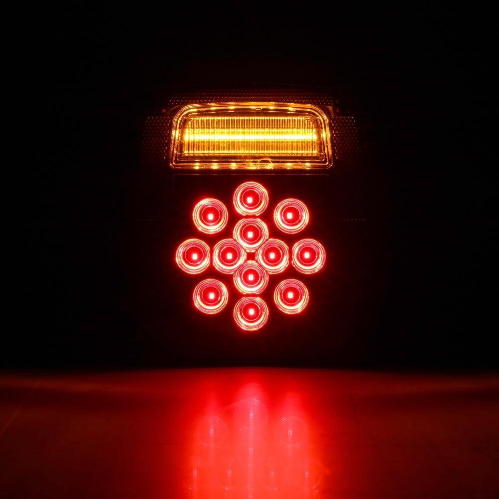 (2pcs/set) Universal Tail Lights 39LEDs Smoked noir pour Wrangler YJ TJ CJ Truck Trailer Van Boat – vue 2