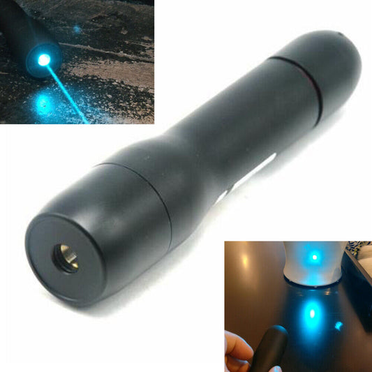 Pointeur laser cyan-bleu 488 nm 60 mW – Torche laser étanche à mise au point réglable – vue…