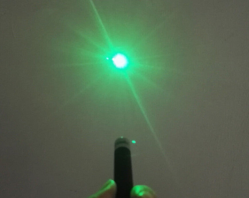 Stylo pointeur laser vert herbe 520 nm – Outil de présentation et d'alignement du faisceau…