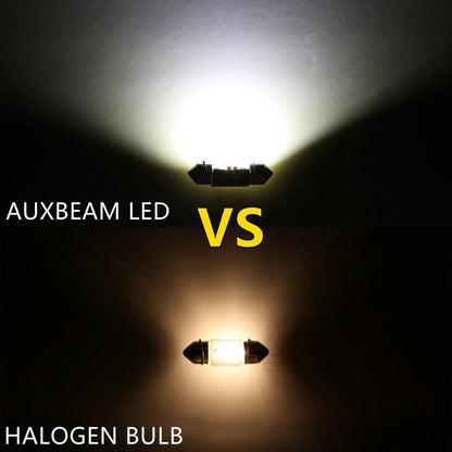 Lot de 2 bicolore à commutation 39 mm DE3174 3425 6461 11005 12854 1.54″ 1860CSP 6 500 K blanc froid& bleu glacier LED