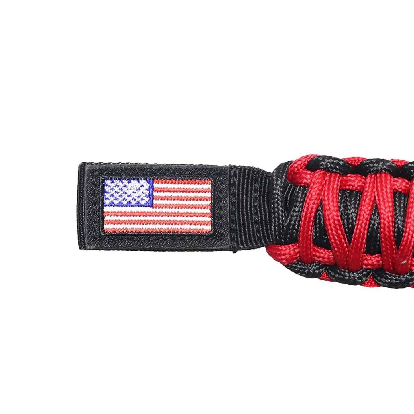 (2pcs/set) Universal Woven Embroidery American Flag Seat Backrest Handle fit pour Jeep Wrangler CJ TJ JK JL – vue 6