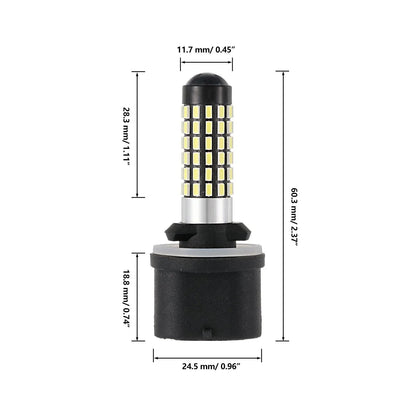 Lot de 2 880 881 2 000 lm 360°avec Projector blanc froid Ampoules antibrouillard LED/DRL – vue 3 – NOVADOMIO