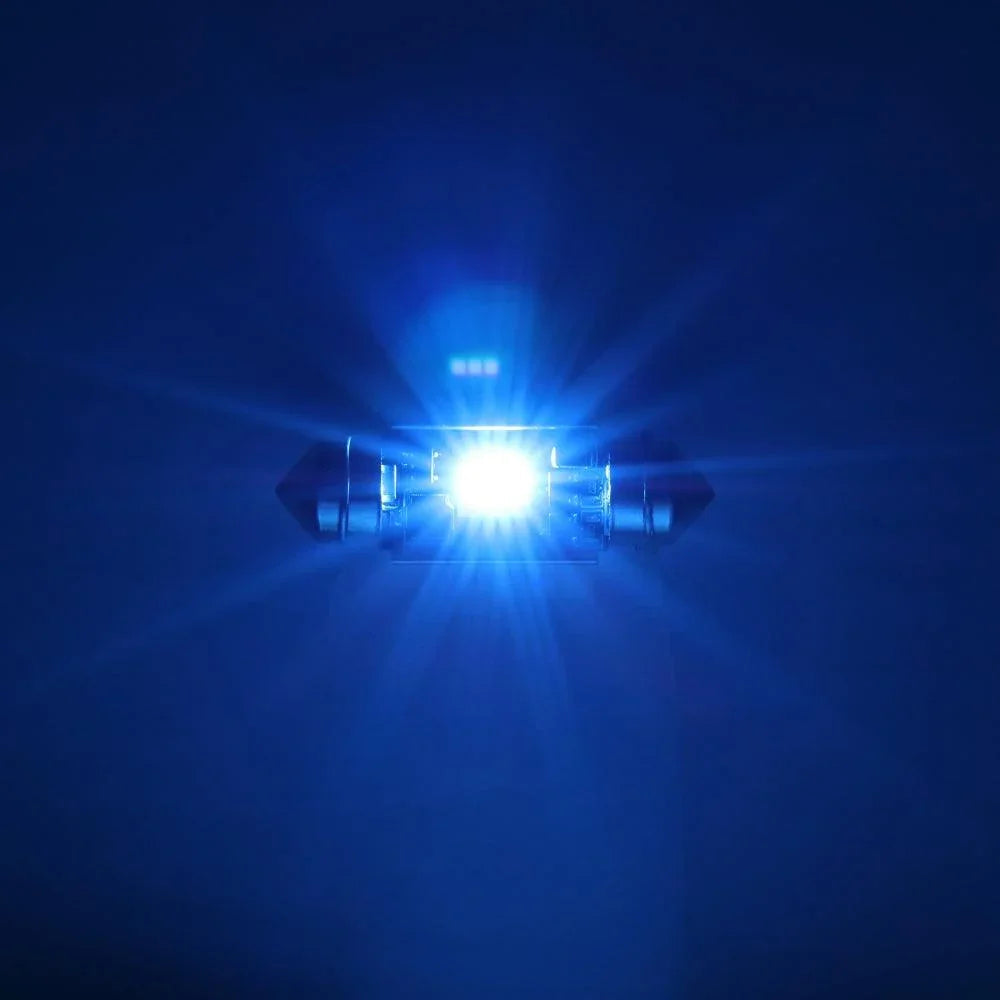 (2pcs/set) bicolore à commutation 36MM DE3174 3425 6461 11005 12854 1.42" 1860CSP 6500K blanc froid& Ice Blue LED Festoon Ca…