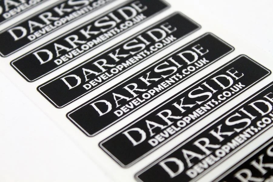 Stickers noir et argent – Darkside Developments