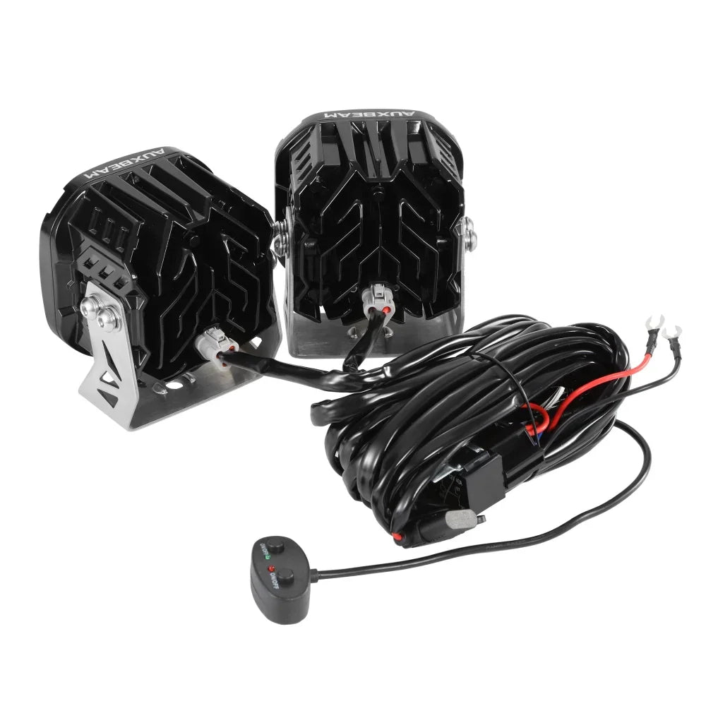 XP-ULTRA série 4.5 Inch faisceau combiné Projecteurs LED compacts tout-terrain avec rétroéclairage orange – vue 9