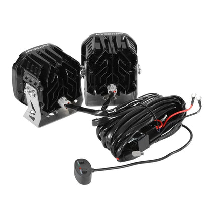 XP-ULTRA série 4.5″ faisceau combiné Projecteurs LED compacts tout-terrain avec rétroéclairage orange – vue 9 – NOVADOMIO
