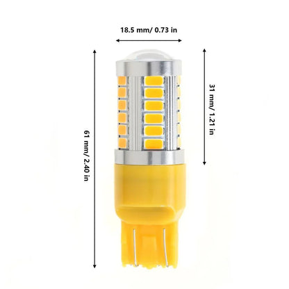 Lot de 2 7443/7440 orange feu stop automobile Ampoules LED – vue 4 – NOVADOMIO