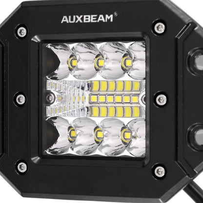 Lot de 2 3″ projecteurs LED compacts faisceau longue portée avec 2-Lead faisceau électrique pour camion Jeep SUV tout-terrain